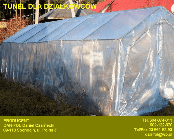 Dan-Fol. Sprzedaż folii ogrodniczej, dachowej, kiszonkarskiej